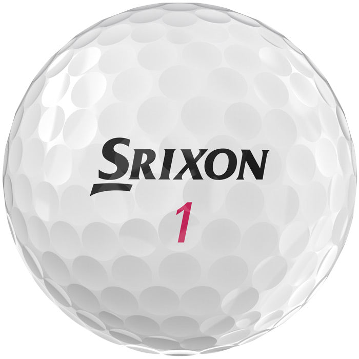 Srixon Women's Soft Feel Lady 7 White Logo Overrun Golf Balls