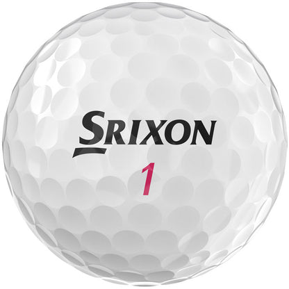 Srixon Women's Soft Feel Lady 7 White Logo Overrun Golf Balls