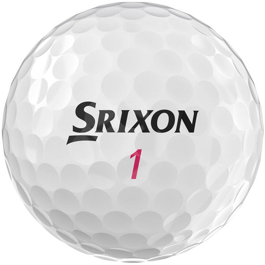Srixon Women's Soft Feel Lady 7 White Logo Overrun Golf Balls