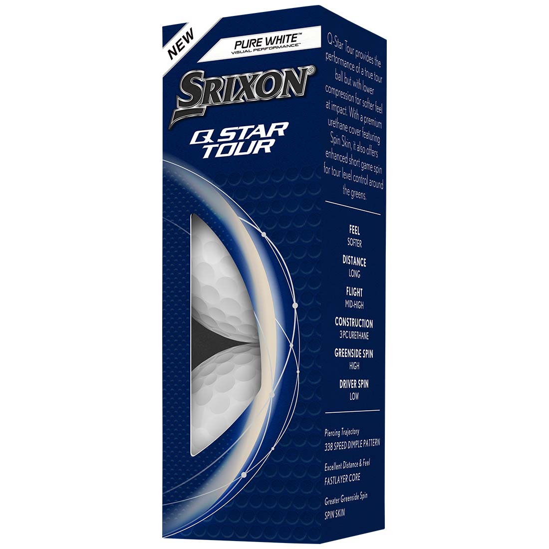 Srixon Q-Star Tour 5 White Golf Balls
