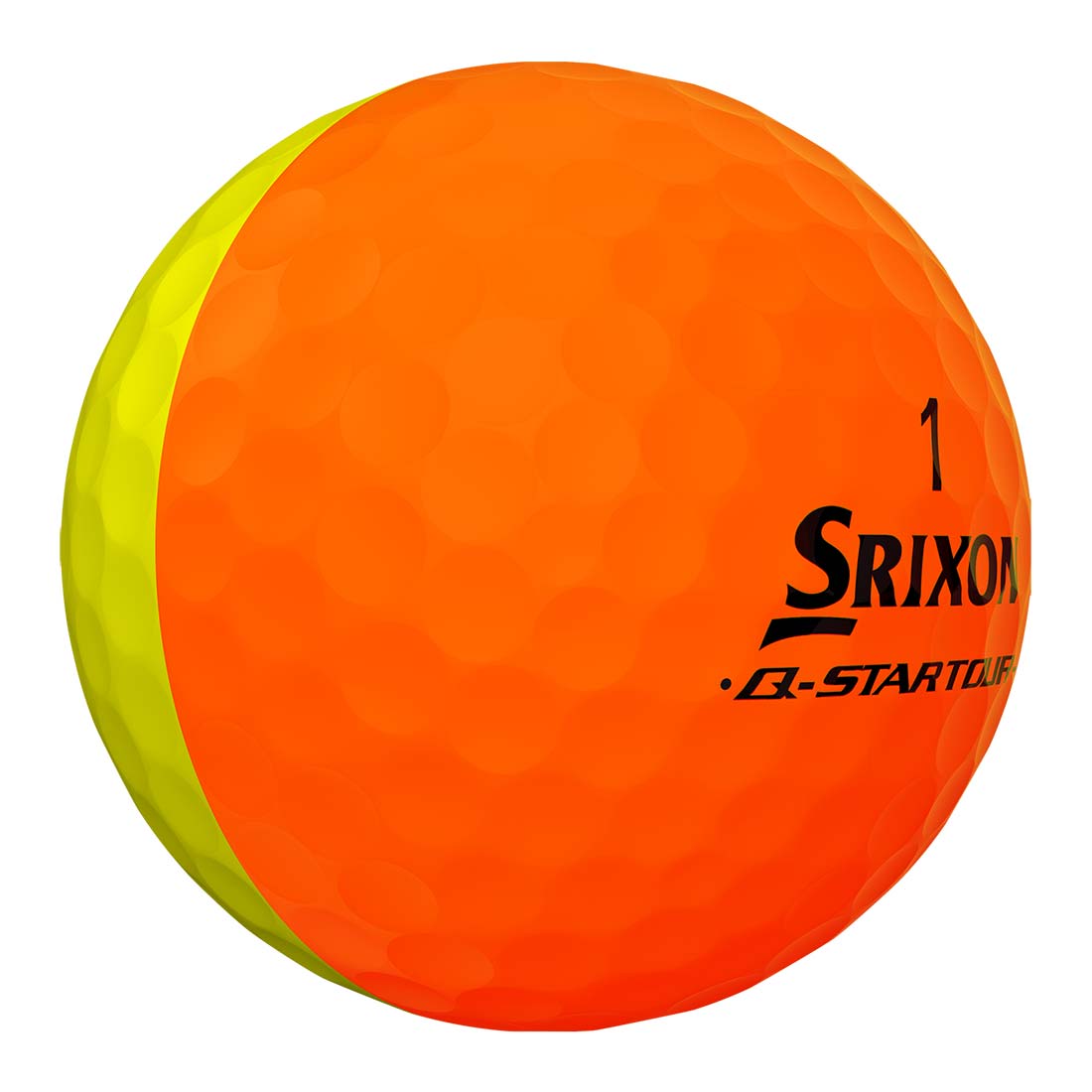 Srixon Q-Star Tour Divide 2 Bright Yellow/Orange Golf Balls