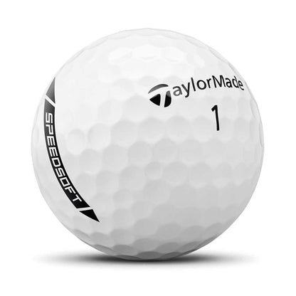 TaylorMade SpeedSoft White Personalized Golf Balls