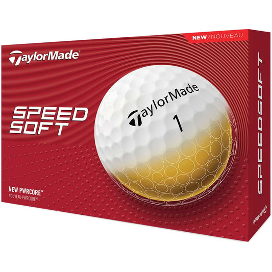 TaylorMade SpeedSoft White Personalized Golf Balls