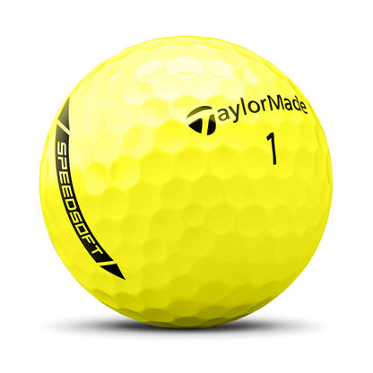 TaylorMade SpeedSoft Yellow Golf Balls