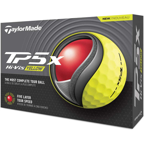 TaylorMade TP5x Yellow Golf Balls