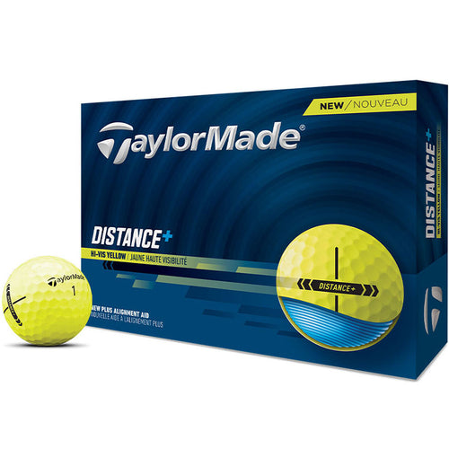 TaylorMade Distance+ Yellow Golf Balls