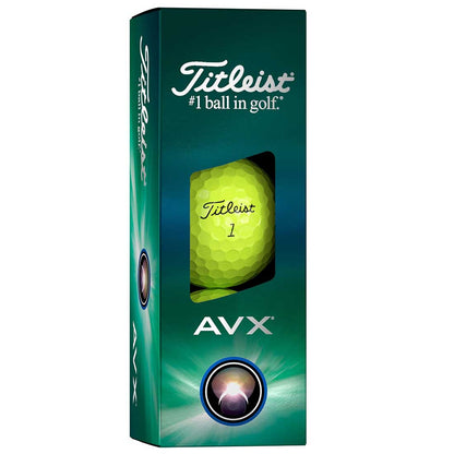 Titleist AVX Yellow Golf Balls