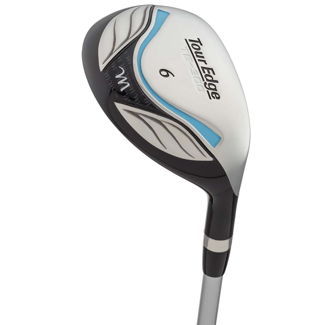 Tour Edge Women's TE-300 Moda Complete Set Silver/Aqua