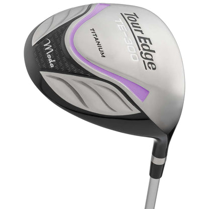 Tour Edge Women's TE-300 Moda Complete Set Silver/Lilac