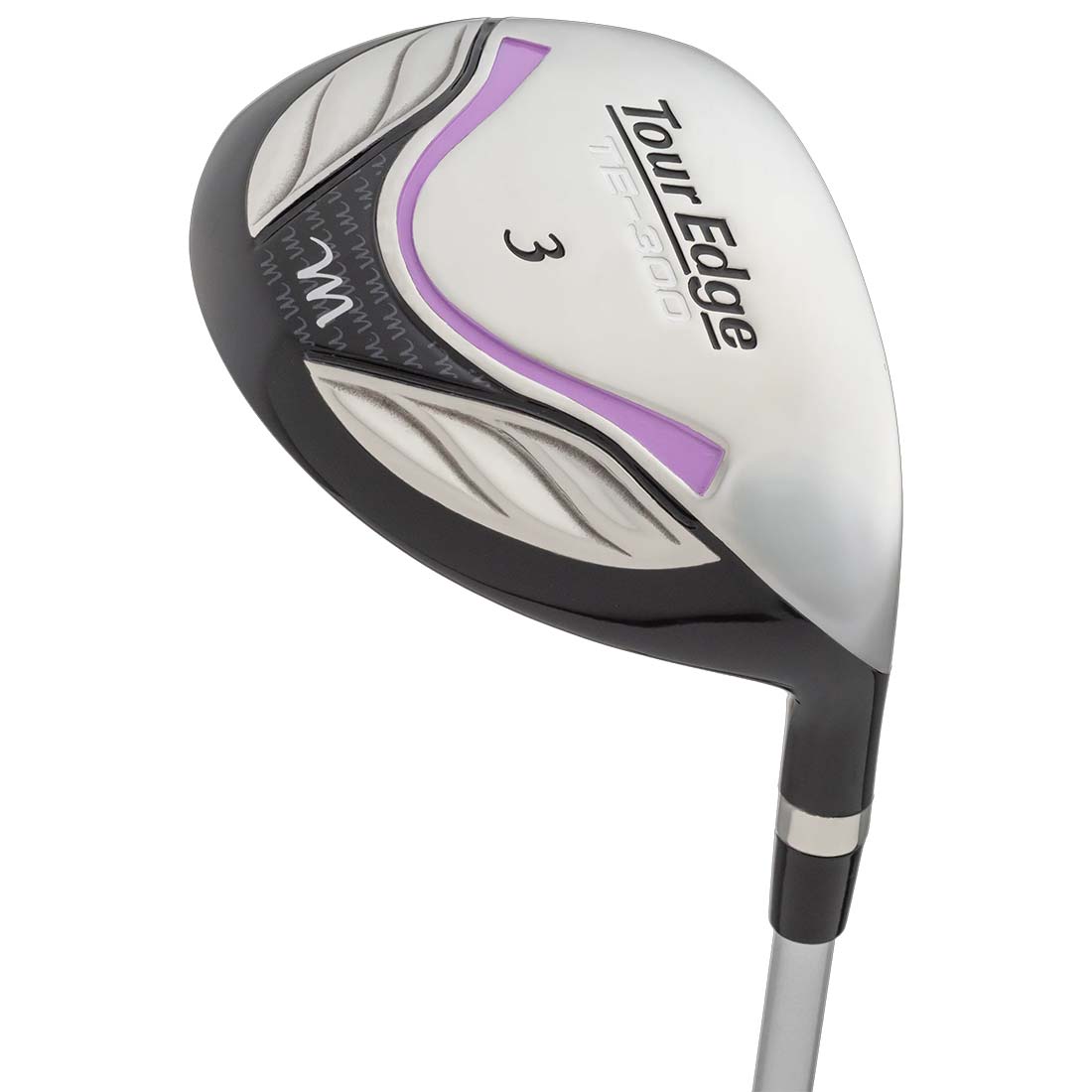 Tour Edge Women's TE-300 Moda Complete Set Silver/Lilac