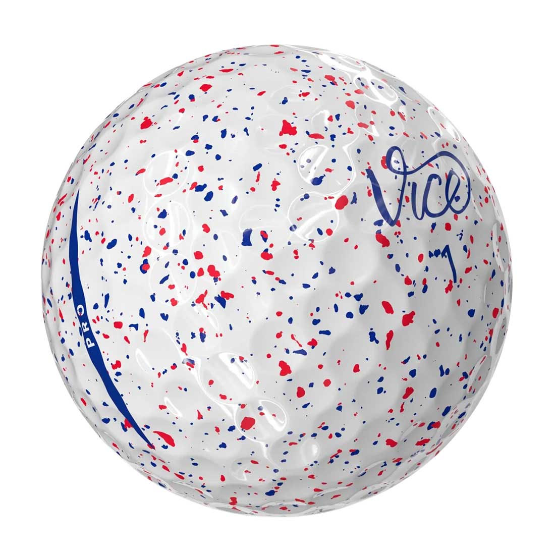 Vice Pro Drip Red/Blue Golf Balls