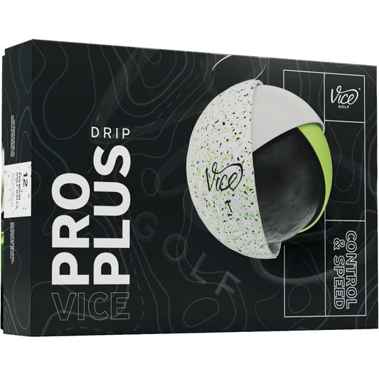 Vice Pro Plus Drip Lime Golf Balls