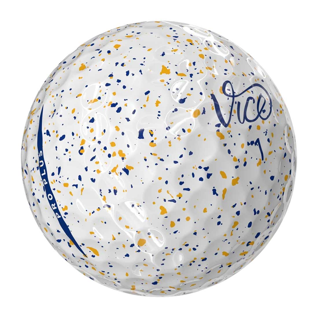 Vice Pro Plus Drip Orange/Navy Golf Balls