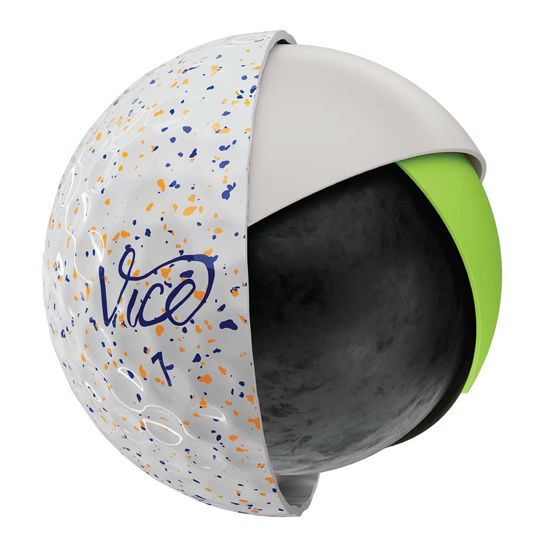 Vice Pro Plus Drip Orange/Navy Golf Balls