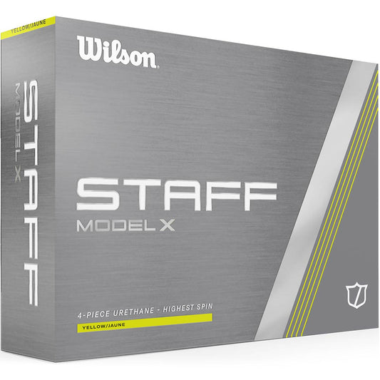 Wilson Model X Yellow Golf Balls