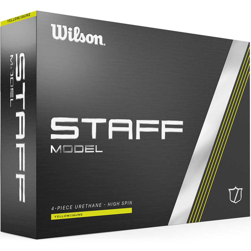 Wilson Staff Model Yellow Personalized Golf Balls