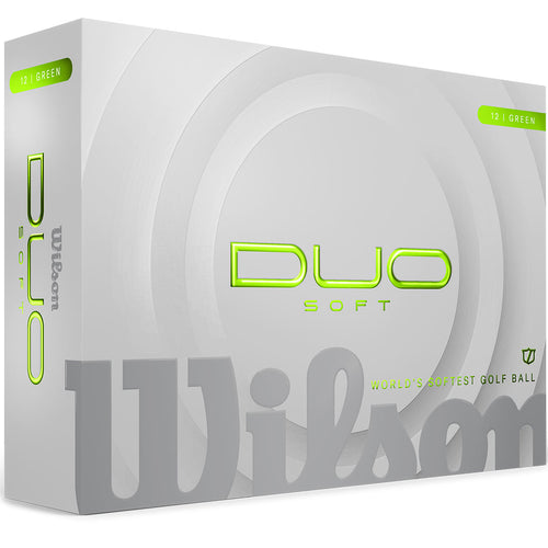 Wilson DUO Soft Green Golf Balls