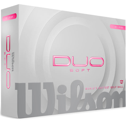 Wilson DUO Soft Pink Golf Balls