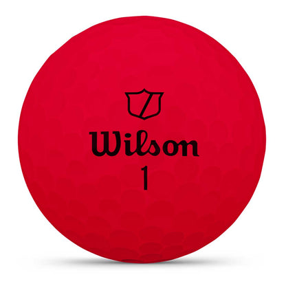 Wilson DUO Soft Red Personalized Golf Balls