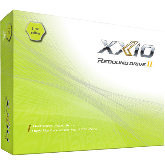 XXIO Rebound Drive 2 Lime Yellow Golf Balls